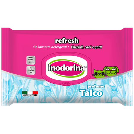 INODORINA TOALLITAS REFRESH TALCO